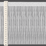 VISCOSE FRINGE 20cm WHITE 10m / FLECO VISCOSA 20cm BLANCO 10m