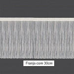 VISCOSE FRINGE 30cm RAW 10m / FLECO VISCOSA 30cm CRUDO 10m