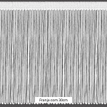 VISCOSE FRINGE 30cm WHITE 10m / FLECO VISCOSA 30cm BLANCO 10m