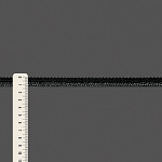 VIVO CORDÓN DELGADO 1,2cm NEGRO/PLATA / FINE ROPE PIPING LACE 1,2cm BLACK/SILVER