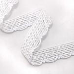 WIDED LACE 2,1cm WHITE 30m / ENCAJE ANCHO 2,1cm BLANCO 30m