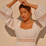 WIDED XX LACE 5,6cm WHITE 30m / ENCAJE XX ANCHO 5,6cm BLANCO 30m