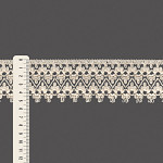 ZIG ZAG BALL LACE LOLLA 5,5cm CRUDE / ZIG ZAG BOLINHA LOLLA PUNTILLA ENCAJE 5,5cm CRUDO