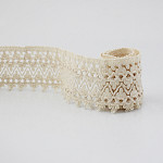 ZIG ZAG BALL LACE LOLLA 5,5cm CRUDE / ZIG ZAG BOLINHA LOLLA PUNTILLA ENCAJE 5,5cm CRUDO