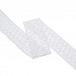 ZIG ZAG BALL LOLLA LACE 5,8cm WHITE 30m / ENCAJE ZIG ZAG BOLA LOLLA 5,8cm BLANCO 30m