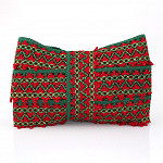 ZIG ZAG BOLINHA LOLLA ENCAJE 4,9cm ROJO/VERDE/ORO / ZIG ZAG BALL LACE LOLLA 4,9cm RED/GREEN/GOLD