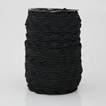 ZIG ZAG CORD PASSEMENTERIE 3cm BLACK 20m