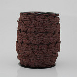 ZIG ZAG CORD PASSEMENTERIE 3cm BROWN 20m