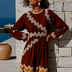 ZIG ZAG CORD PASSEMENTERIE 3cm RAW 20m