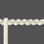 ZIG ZAG CORD PASSEMENTERIE 3cm RAW 20m