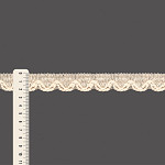 ZIG ZAG CORD PIPING LACE 2,3cm RAW 50m / VIVO CORDÓN ZIG ZAG 2,3cm CRUDO 50m