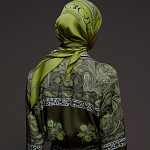 ZIG ZAG ELASTIC 5,5cm BLACK/MOSS GREEN/BROWN/PASTEL GREEN 25m