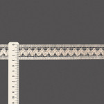 ZIG ZAG LACE 2,8cm RAW 30m