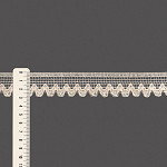 ZIG ZAG LACE 2,9cm RAW 10m