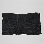 ZIG ZAG LACE 4,8cm BLACK