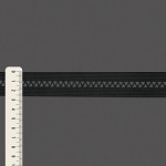 ZIG ZAG LADDER ELASTIC 2,5cm BLACK 25m / ELÁSTICO PALILLO ZIG ZAG 2,5cm NEGRO 25m