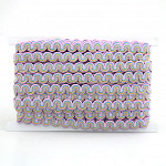 ZIG ZAG PASSEMENTERIE 1,2cm PINK/PASTEL BLUE/BABY YELLOW/LAVENDER 20m