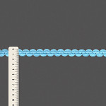 ZIG ZAG PASSEMENTERIE 1,4cm BABY BLUE 50m / PASAMANERÍA ZIG ZAG 1,4cm AZUL BEBÉ 50m