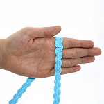 ZIG ZAG PASSEMENTERIE 1,4cm BABY BLUE 50m / PASAMANERÍA ZIG ZAG 1,4cm AZUL BEBÉ 50m