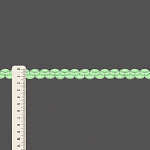 ZIG ZAG PASSEMENTERIE 1,4cm BABY GREEN 50m / PASAMANERÍA ZIG ZAG 1,4cm VERDE BEBÉ 50m