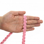 ZIG ZAG PASSEMENTERIE 1,4cm BABY PINK 50m / PASAMANERÍA ZIG ZAG 1,4cm ROSA BEBÉ 50m