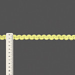 ZIG ZAG PASSEMENTERIE 1,4cm BABY YELLOW 50m / PASAMANERÍA ZIG ZAG 1,4cm AMARILLO BEBÉ 50m