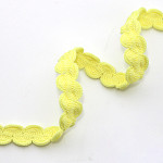 ZIG ZAG PASSEMENTERIE 1,4cm BABY YELLOW 50m / PASAMANERÍA ZIG ZAG 1,4cm AMARILLO BEBÉ 50m