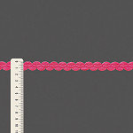 ZIG ZAG PASSEMENTERIE 1,4cm NEON PINK 50m / PASAMANERÍA ZIG ZAG 1,4cm ROSA NEÓN 50m