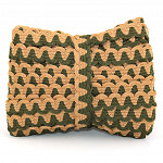 ZIG ZAG PASSEMENTERIE 1,5cm BEIGE/MOSS GREEN 20m