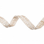 ZIG ZAG PASSEMENTERIE 1,6cm JUTE/RAW 20m / PASAMANERÍA ZIG ZAG 1,6cm YUTE/CRUDO 20m