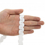 ZIG ZAG PASSEMENTERIE 1,7cm RAW 10m / PASAMANERÍA ZIG ZAG 1,7cm CRUDO 10m