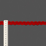 ZIG ZAG PASSEMENTERIE 1,7cm RED 10m / PASAMANERÍA ZIG ZAG 1,7cm ROJO 10m