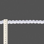 ZIG ZAG PASSEMENTERIE 1,7cm WHITE 10m / PASAMANERÍA ZIG ZAG 1,7cm BLANCO 10m