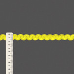 ZIG ZAG PASSEMENTERIE 1,7cm YELLOW 10m / PASAMANERÍA ZIG ZAG 1,7cm AMARILLO 10m