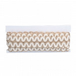 ZIG ZAG PASSEMENTERIE 1,8cm JUTE/RAW 10m / PASAMANERÍA ZIG ZAG 1,8cm YUTE/CRUDO 10m