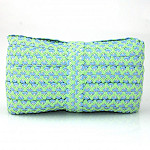 ZIG ZAG PASSEMENTERIE 2,5cm CHAMPAGNE/SKY BLUE/PASTEL GREEN 20m / PASAMANERÍA ZIG ZAG 2,5cm CHAMPÁN/AZUL CIELO/VERDE PASTEL 20m