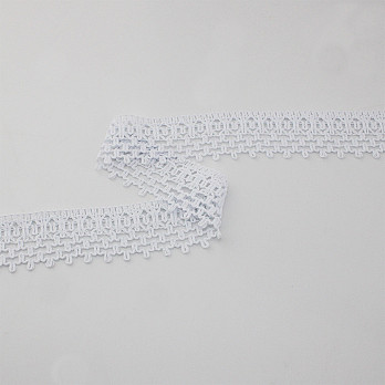 ENCAJE BAHIA 3,8cm BLANCO 30m