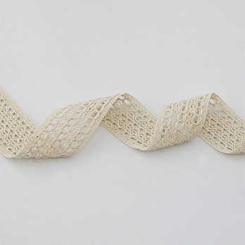 ENCAJE OJITO 4,5cm CRUDO 10m