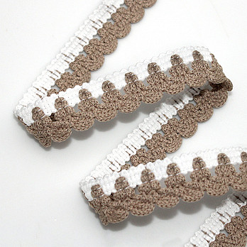 BEAK CROCHET LACE 1,7cm RAW/LIGHT SUEDE 30m