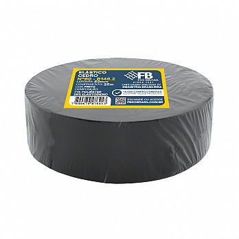 CEDRO REINFORCED INSERT ELASTIC Nº 60 59mm BLACK 25m
