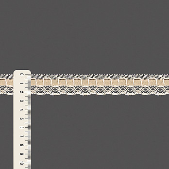 CINTA DE ENCAJE 2,7cm CRUDO/CINTA CRUDA 30m