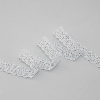 ENCAJE CORAZÓN CUORE ZIG ZAG 2,4cm BLANCO 30m