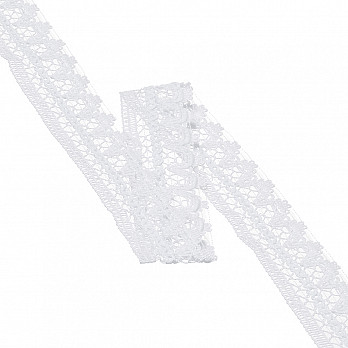 BAROQUE LACE 3,7cm WHITE 10m