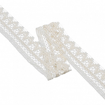 ENCAJE BARROCO 3,7cm CRUDO 30m