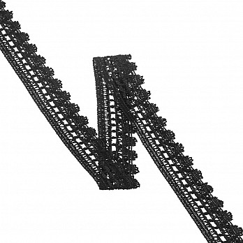 PARÁ BALL LACE 3,1cm BLACK 10m