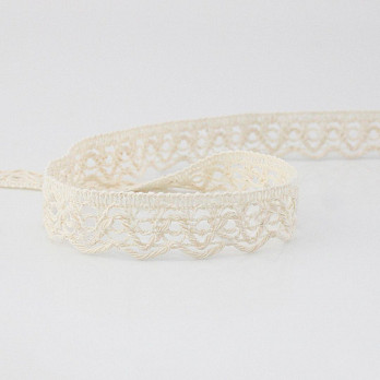 ENCAJE OJITO 1,6cm CRUDO 30m