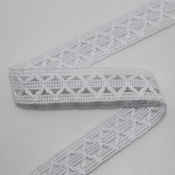 FLORIPA LACE 1,7cm WHITE 30m