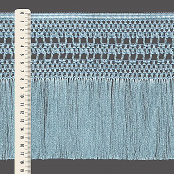 FRINGE MACRAMÊ LADDER 17,6cm LIGHT BLUE 10m