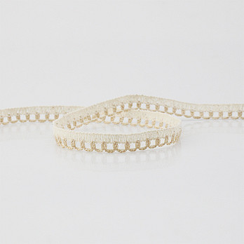 PICOT DE ENCAJE 9mm CRUDO 10m