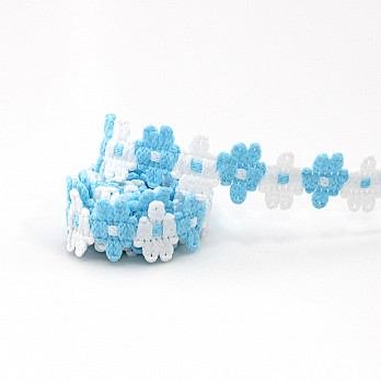 LISBELA PASSEMENTERIE 1,2cm BABY BLUE/RAW 50m